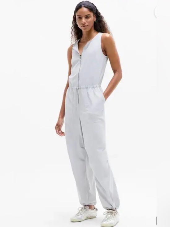 Athleta Pants - NWT Athleta Galactic Gray Flex Jumpsuit Size XL